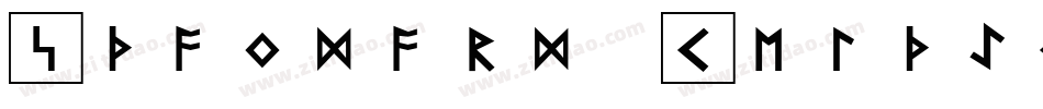 Standard Celtic Rune字体转换